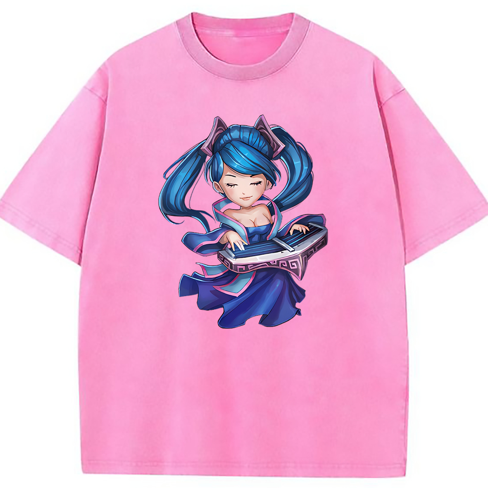 （画像用） リーグ・オブ・レジェンド League of Legends LOL 綿100% ヴィンテージ風 半袖Tシャツ（フロントプリント）